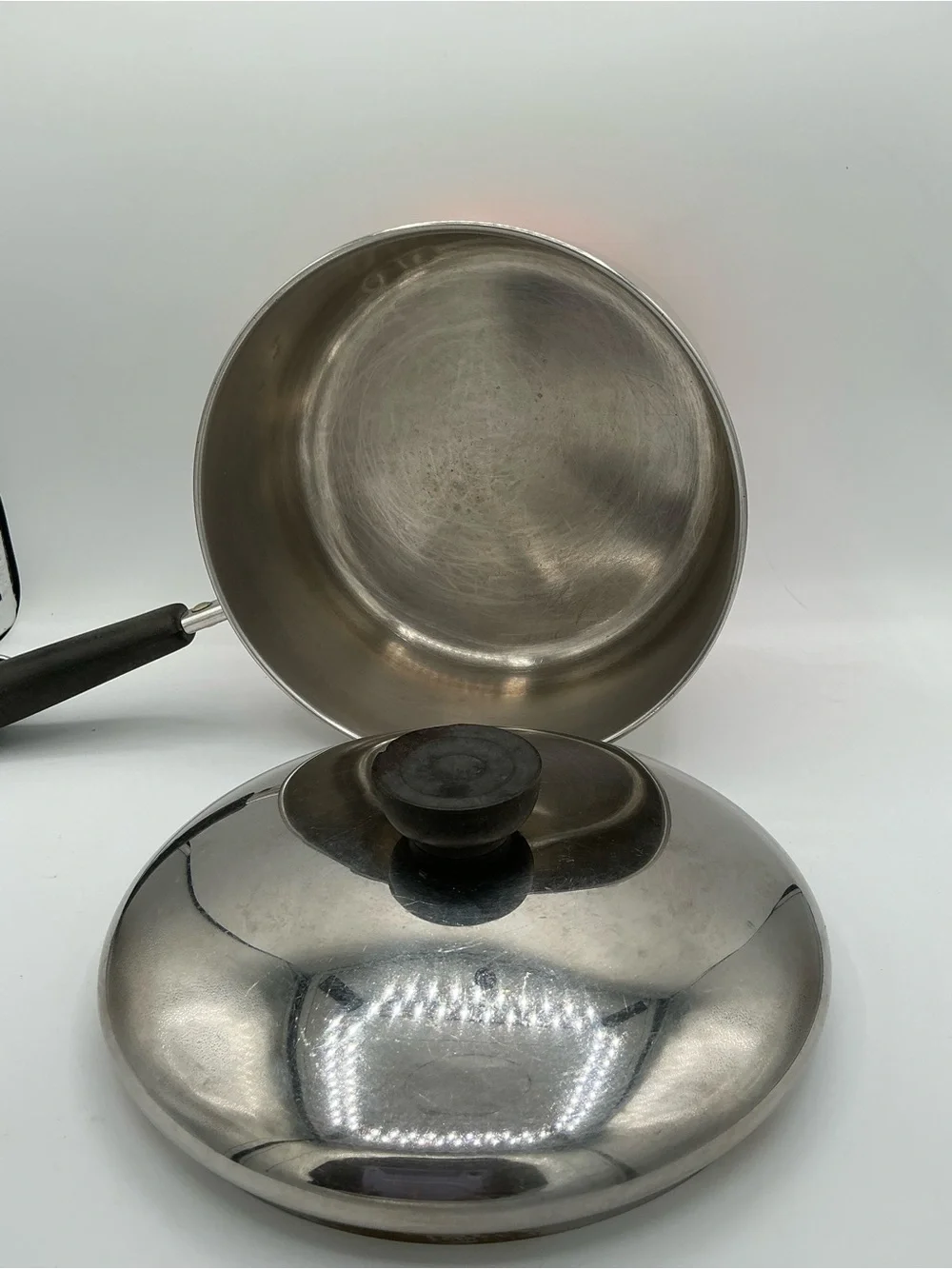 Revere ware Stainless Steel Saucepan with Lid   And copper bottom 2 qt